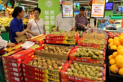 周至攜手上海聯(lián)華超市，開(kāi)拓獼猴桃銷售新藍(lán)海